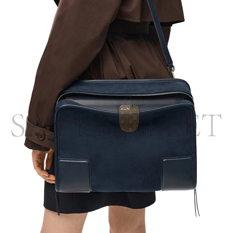 L0ew* LARGE AMAZONA 180 BAG IN SUEDE A039ASRX03 (34.5*27*14cm)